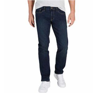 NWT IZOD 40x32 Men’s Comfort Stretch Straight Fit Dark Blue Jean